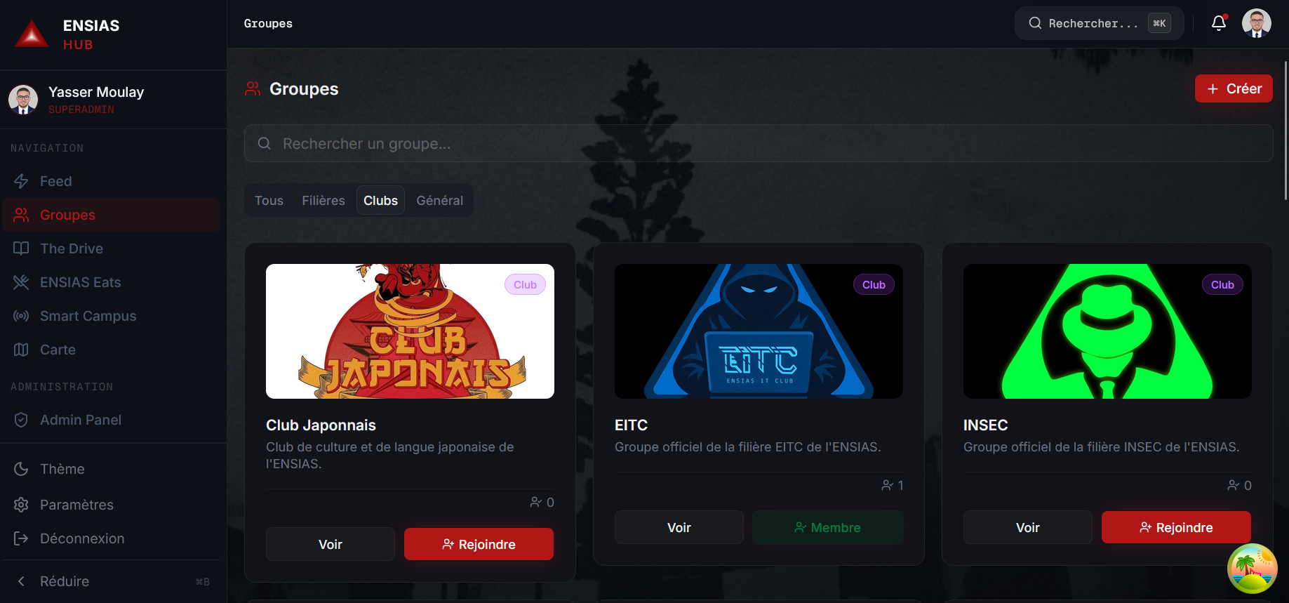 ENSIAS Hub Groupes